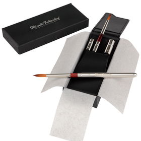 Mimik Synthetic Kolinsky Short Handle Brush Sets
