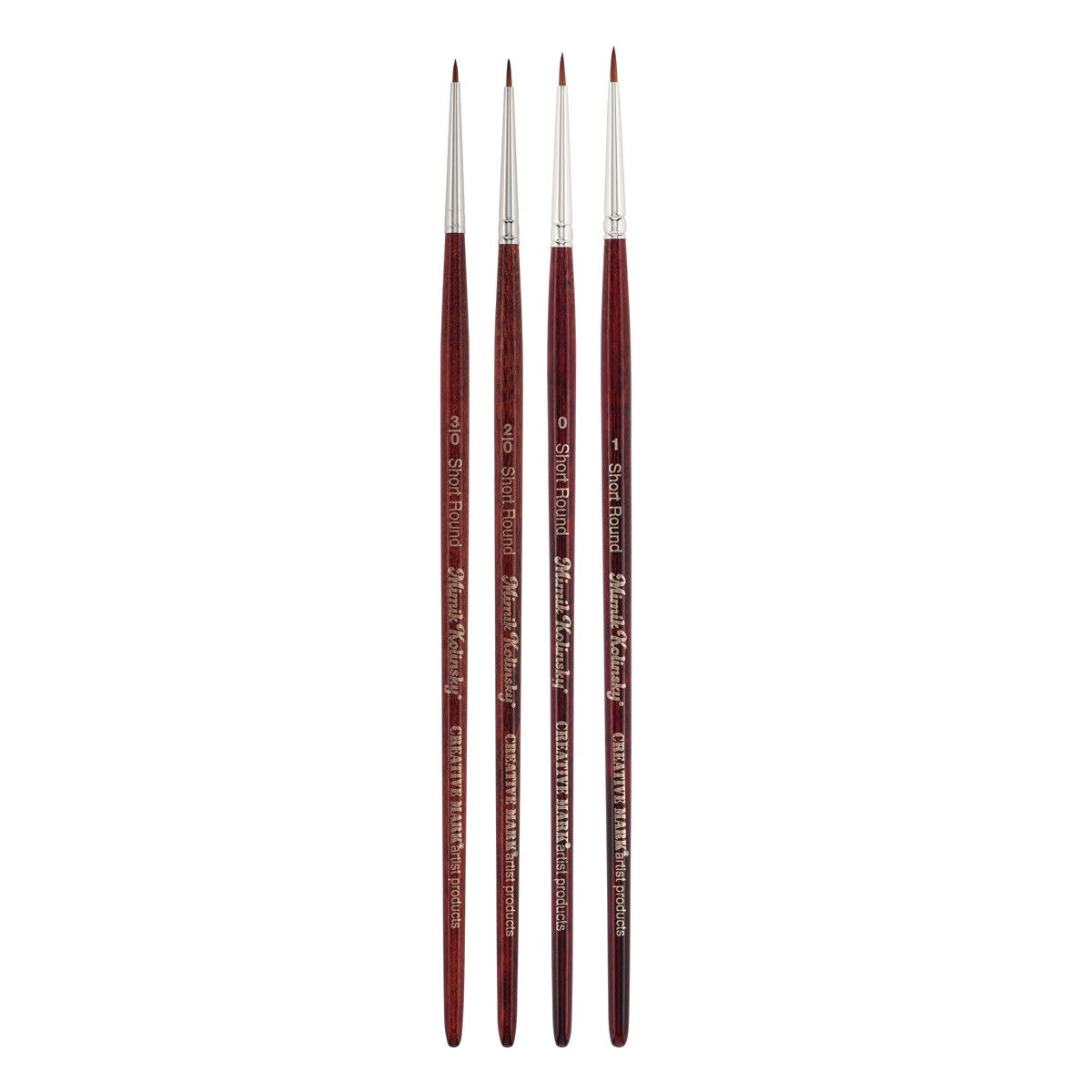 Mimik Synthetic Kolinsky Short Handle Brush Sets