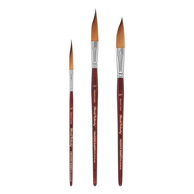 Mimik Synthetic Kolinsky Short Handle Brush Sets Mimik Synthetic Kolinsky Short Handle Brush Sets