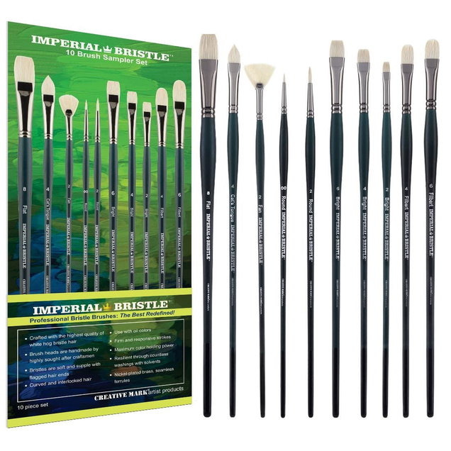 Imperial Professional Bristle Brush Sampler 10 Set - (87468) Imperial Professional Bristle Brush Sampler 10 Set - (87468)
