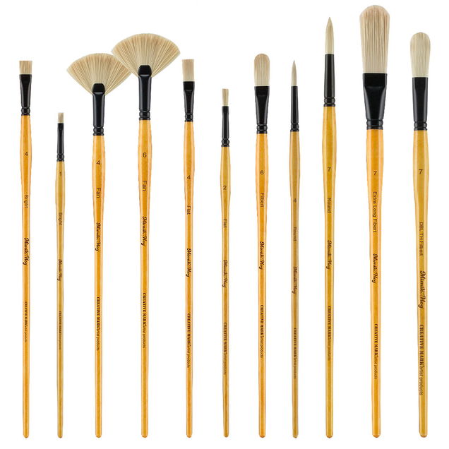 Mimik Hog Synthetic Bristle Brushes Mimik Hog Synthetic Bristle Brushes