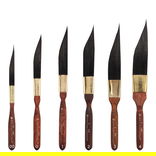 New York Central Dagger Striper Synthetic Squirrel Brushes