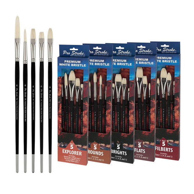 Pro Stroke Bristle Brush Sets Pro Stroke Bristle Brush Sets