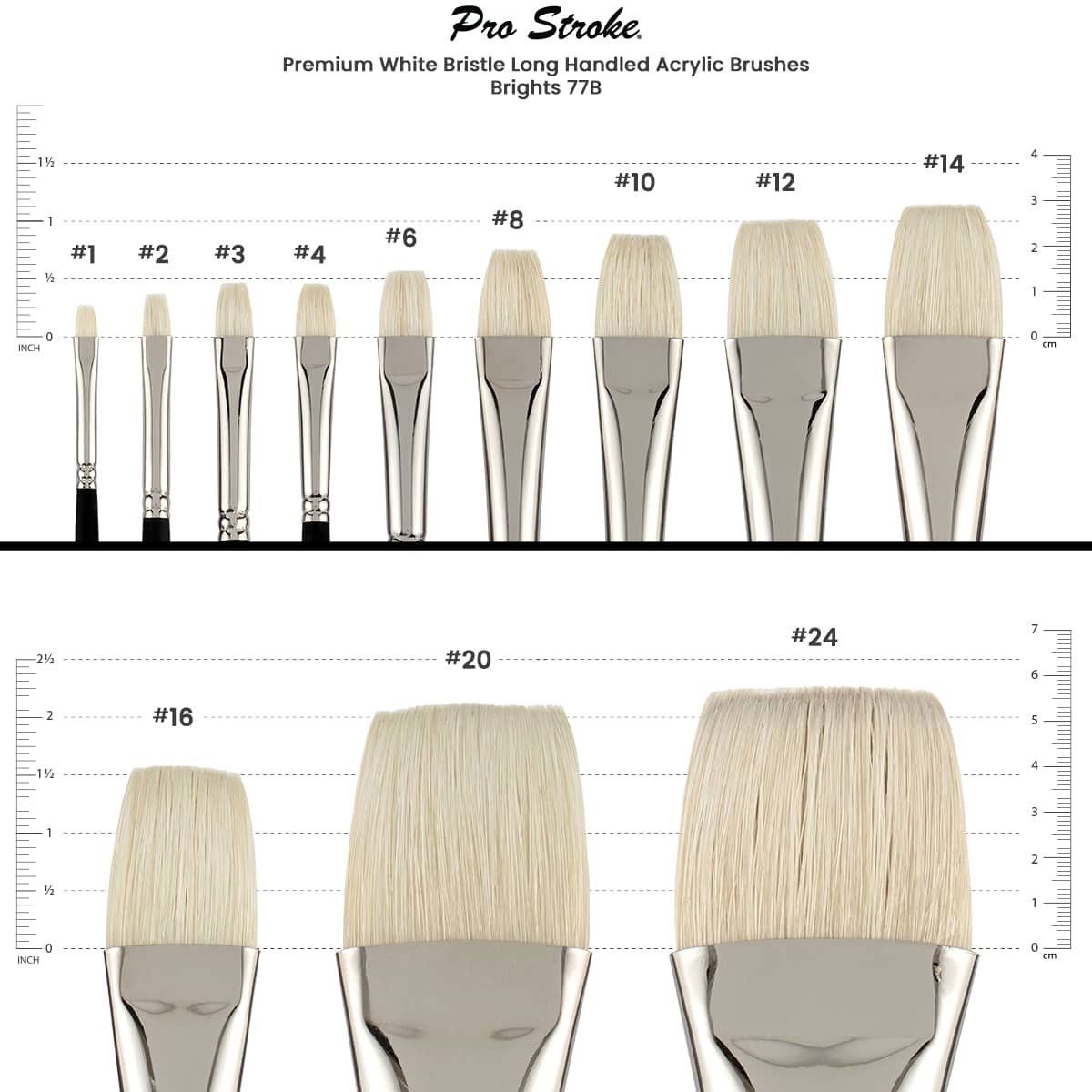 Pro Stroke Bristle Brushes