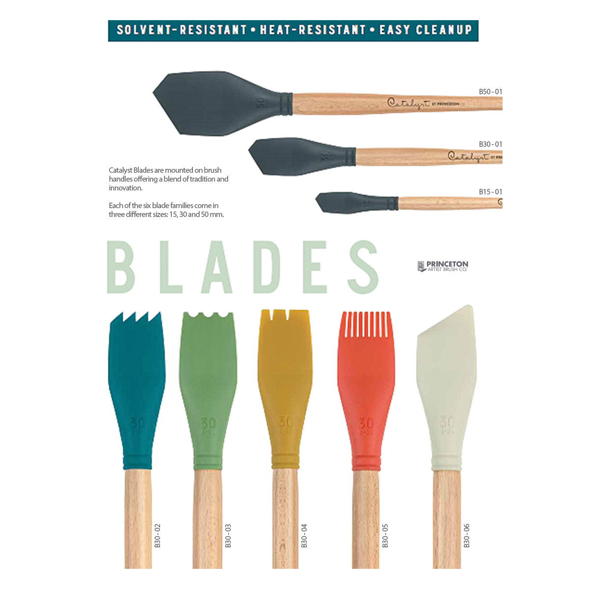 Princeton Catalyst Blades, Contours, Mini Blades & Wedges