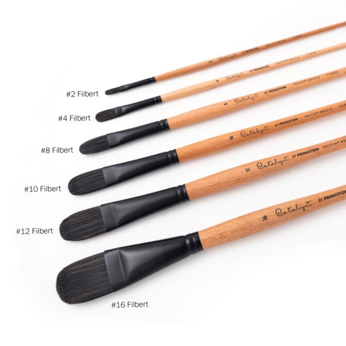 Princeton Catalyst Long Handle Brushes