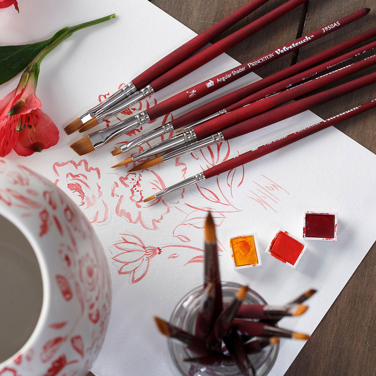Princeton Velvetouch Brushes