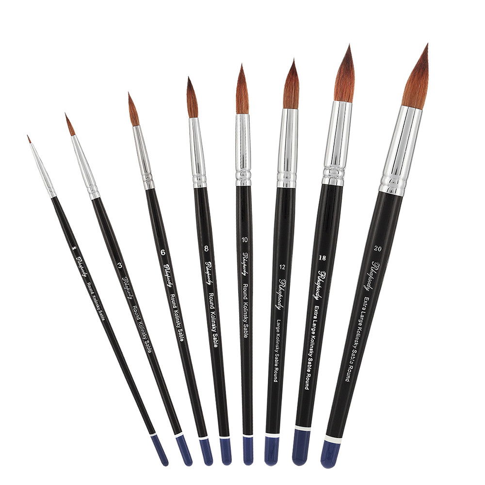 Rhapsody Kolinsky Sable Watercolor Brushes
