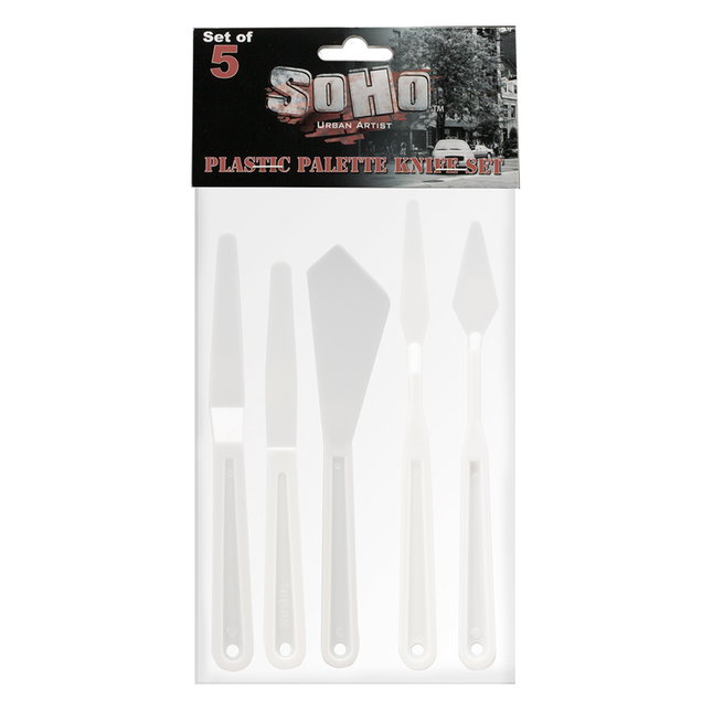 SoHo Urban Artist Plastic Palette Knife Set - (86454) SoHo Urban Artist Plastic Palette Knife Set - (86454)