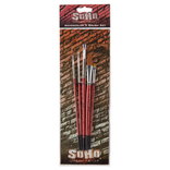 SoHo Urban Artist Set of 5 Short Handle Watercolor Brushes - (88849)