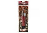 SoHo Urban Artist Set of 5 Short Handle Watercolor Brushes