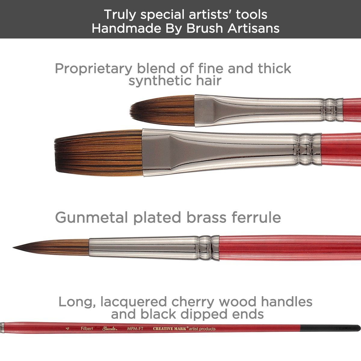 Staccato Long Handle Brushes