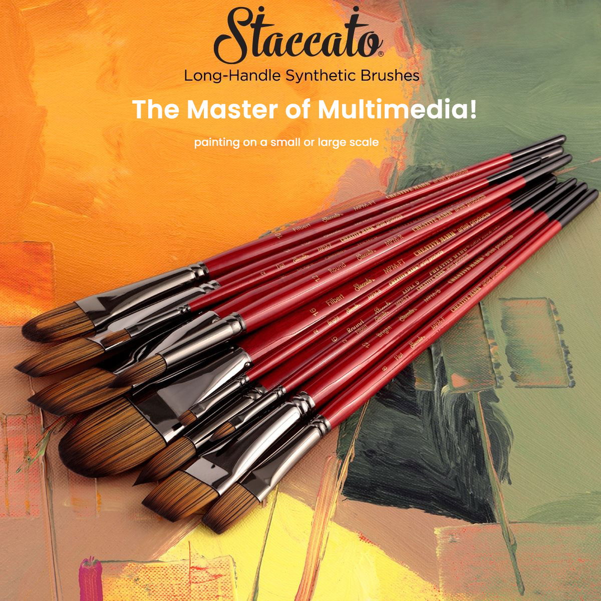 Staccato Long Handle Brushes
