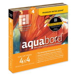 Ampersand Aquabord 1/8 inch Flat Panel 4x4 Pack of 4 - (66051)