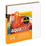 Ampersand Aquabord 1/8" Flat Panel 6"x6" Pack of 4 - (66053) Ampersand Aquabord 1/8" Flat Panel 6"x6" Pack of 4 - (66053)