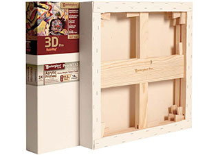 Masterpiece 3D Sausalito Acryl Prime Cotton 2-1/2inch Deep 48x72 inch Canvas - (1000081478)