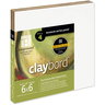 Ampersand Claybord Smooth 1/8" Flat Panel 6"x6" Pack of 4 - (66049) Ampersand Claybord Smooth 1/8" Flat Panel 6"x6" Pack of 4 - (66049)