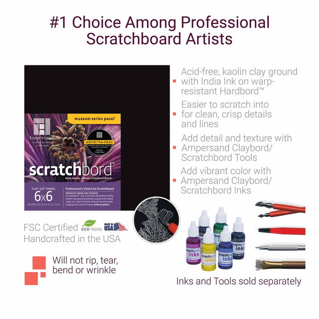 Ampersand Scratchboard Panels Ampersand Scratchboard Panels