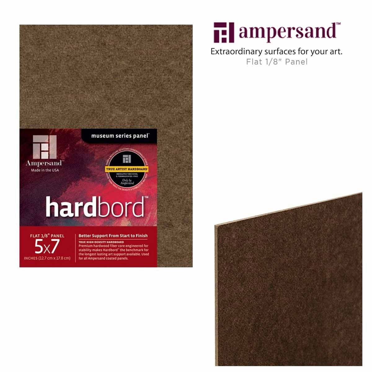 Ampersand Hardbord Unprimed Panels