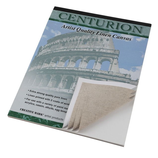 Centurion Acrylic Primed Linen Canvas Pad Centurion Acrylic Primed Linen Canvas Pad