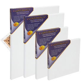 Centurion LX Double Universal Primed Linen 3/4 inch Deep Stretched Canvas