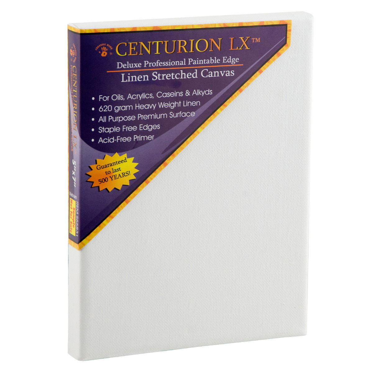 Centurion LX Double Universal Primed Linen 3/4 inch Deep Stretched Canvas
