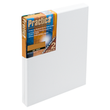 Practica 5/8" Deep Economy Stretched Canvas 2-Pack - 12"x16"