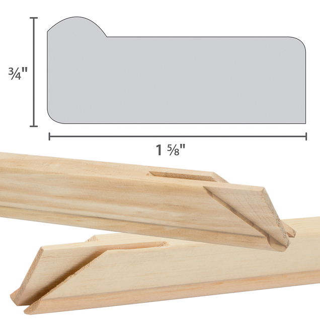 Creative Mark 3/4" Deep Stretcher Bar Strip Set Creative Mark 3/4" Deep Stretcher Bar Strip Set