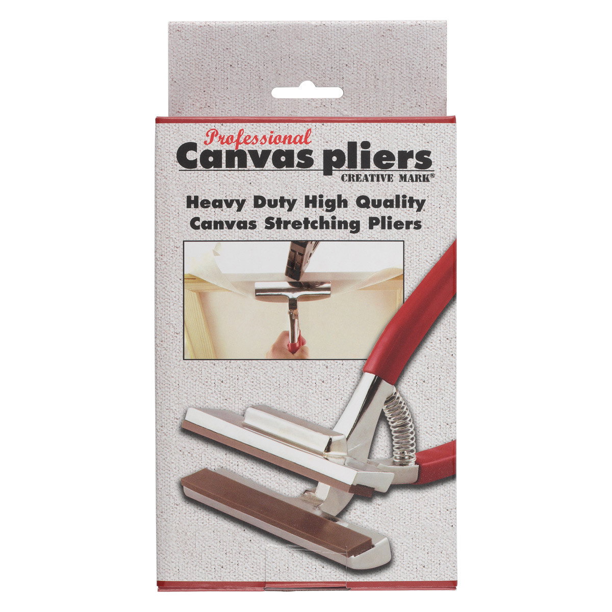 Creative Mark 4-3/4" Canvas Stretching Pliers with Rubberized Grip - (30311)
