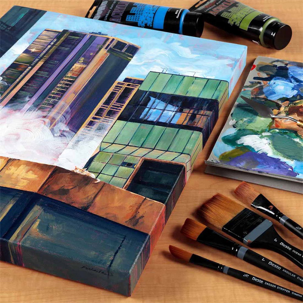 Creative Mark Mimik Recycled Plastic 1-1/2 inch Deep Stretched Canvas