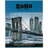 SoHo Acrylic Canvas Paper Pad 16"x20" (20 Sheets) - (90522) SoHo Acrylic Canvas Paper Pad 16"x20" (20 Sheets) - (90522)