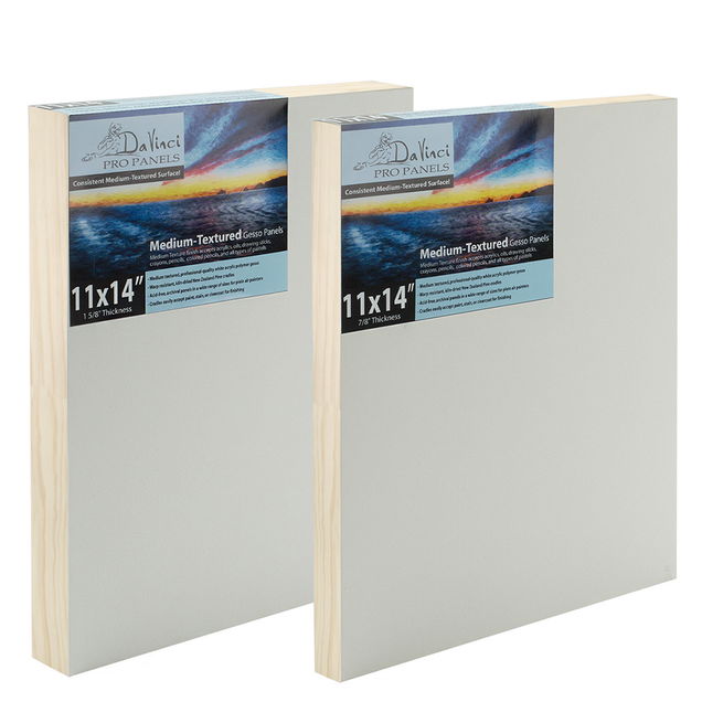 Davinci Pro Medium Texture Cradled Panels Davinci Pro Medium Texture Cradled Panels