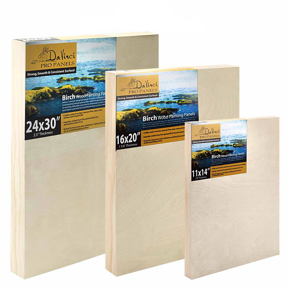 DaVinci Pro Birch Cradled Wood Panel