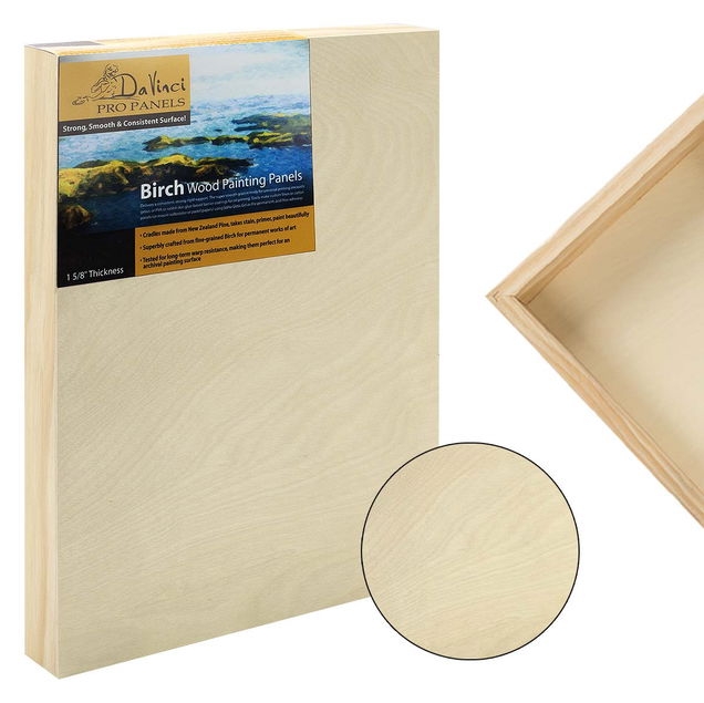 DaVinci Pro Birch Cradled Wood Panel DaVinci Pro Birch Cradled Wood Panel