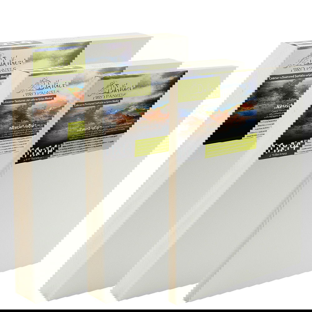 Da Vinci Pro Gessoboard Resist-Grip Coarse Wood Panels