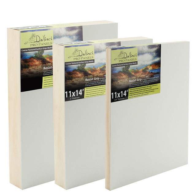 Da Vinci Pro Gessoboard Resist-Grip Coarse Wood Panels Da Vinci Pro Gessoboard Resist-Grip Coarse Wood Panels