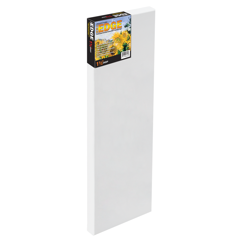 The Edge All-Media 1.5" Deep Stretched Cotton Canvas 12"x24" - (62627)