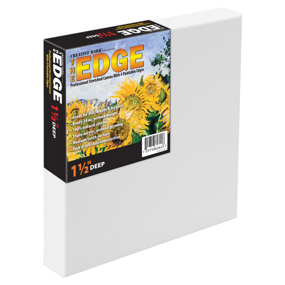 The Edge All-Media 1.5" Deep Stretched Cotton Canvas 30"x30" - (65601)
