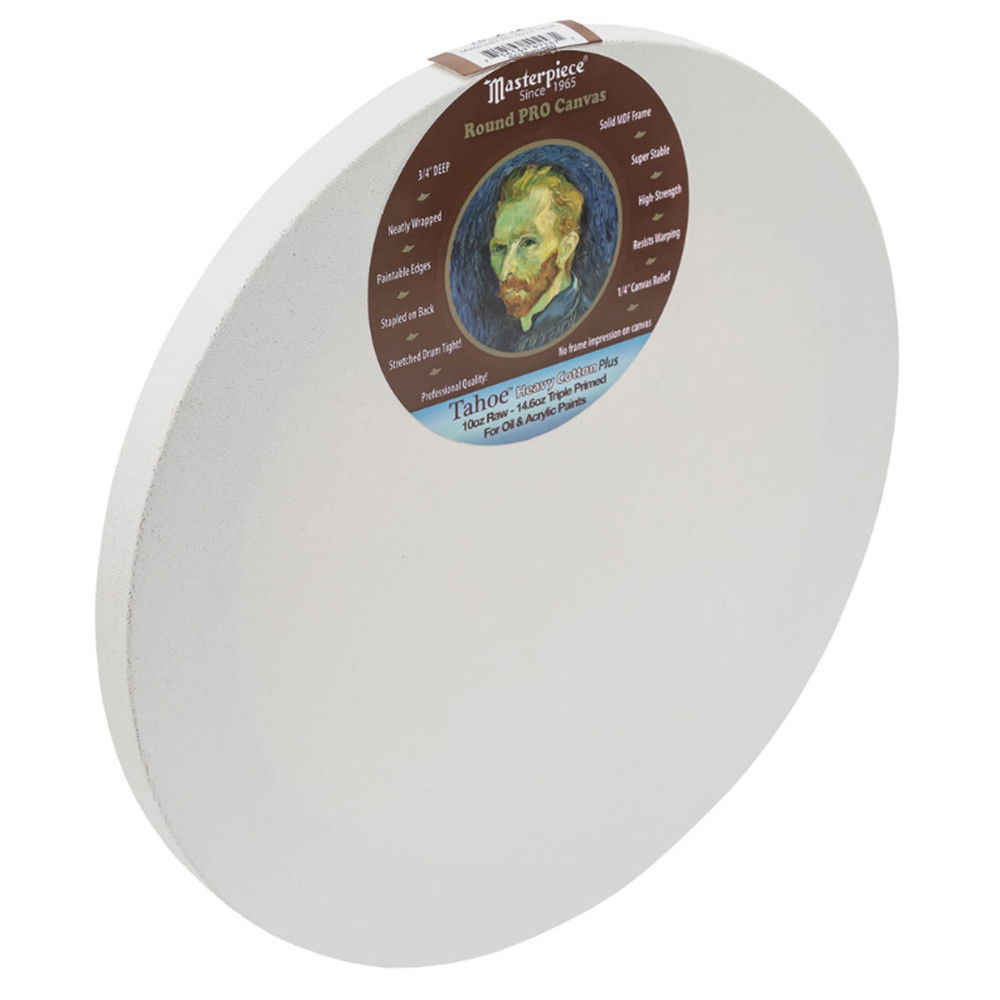 Masterpiece Tahoe Pro Half Round & Oval Cotton 3/4 inch Deep Stretched Canvas