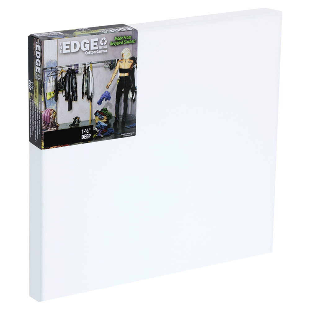 The Edge 1.5" Deep Recycled Stretched Cotton Canvas 8"x8" - (92265)