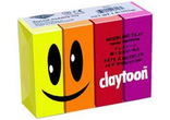 Claytoon Modeling Clay for Kids Hot Colors 4 Pack - (200011712)