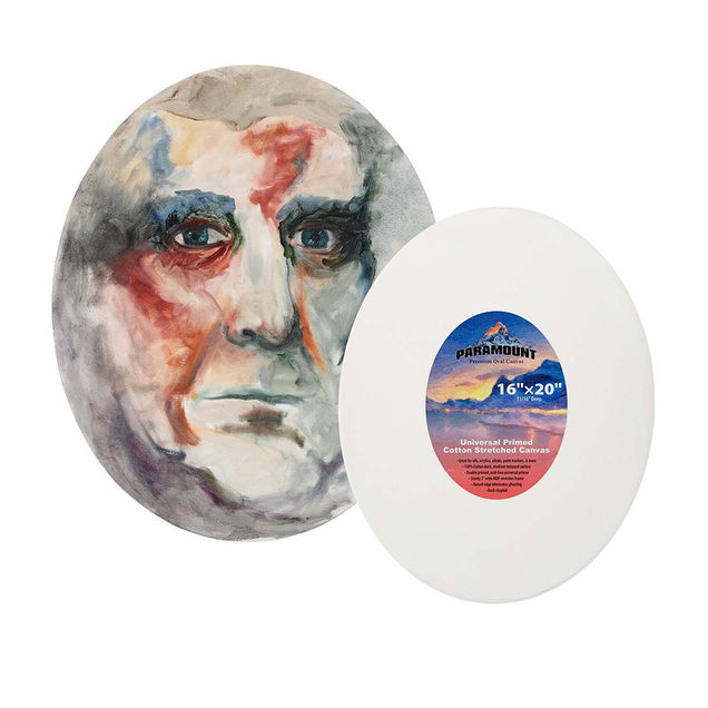 Paramount Primed Cotton Round & Oval Stretched Canvas Paramount Primed Cotton Round & Oval Stretched Canvas