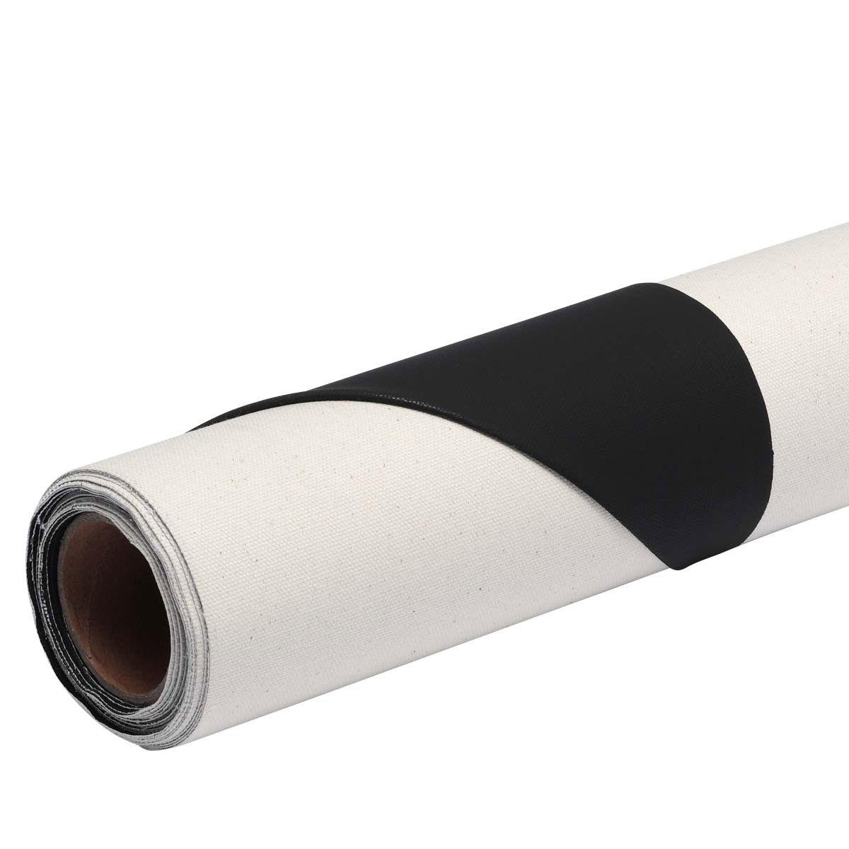 Paramount Primed Cotton Black Canvas Pads & Rolls
