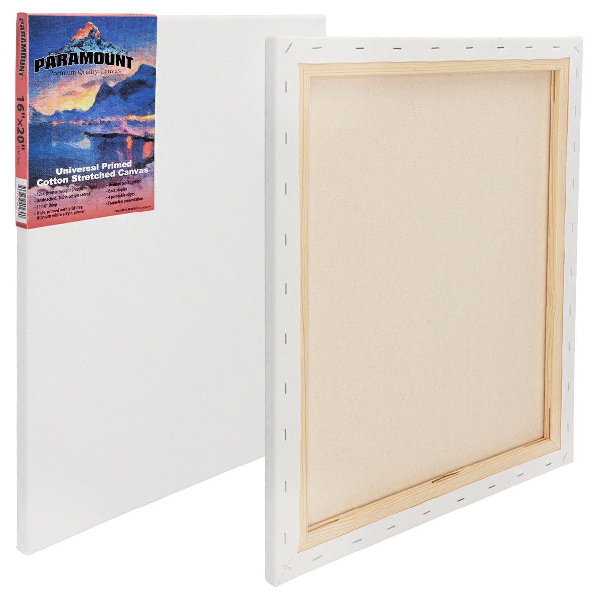 Paramount 11/16" Deep Cotton Stretched Canvas
