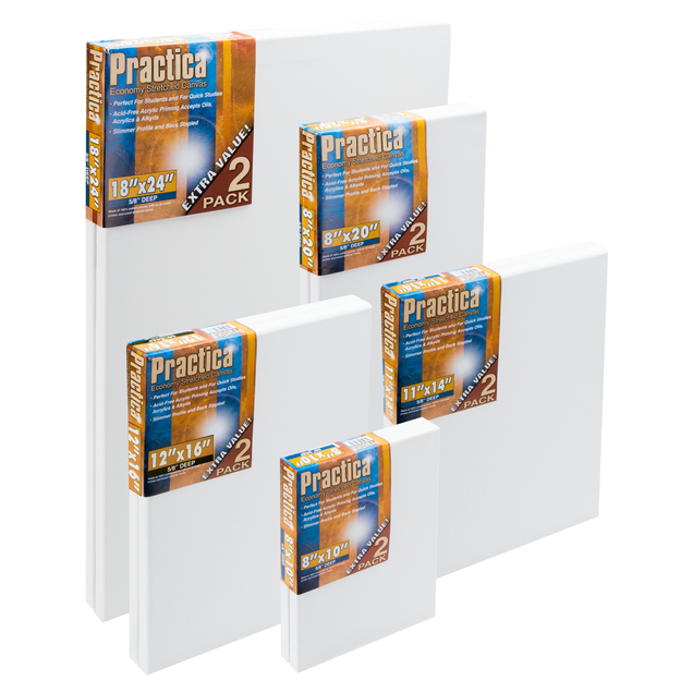 Practica Economy Stretched Canvas 2-Pack Practica Economy Stretched Canvas 2-Pack