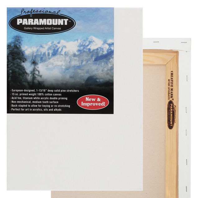 Paramount Pro 1-13/16" Deep Stretched Cotton Canvas Paramount Pro 1-13/16" Deep Stretched Cotton Canvas