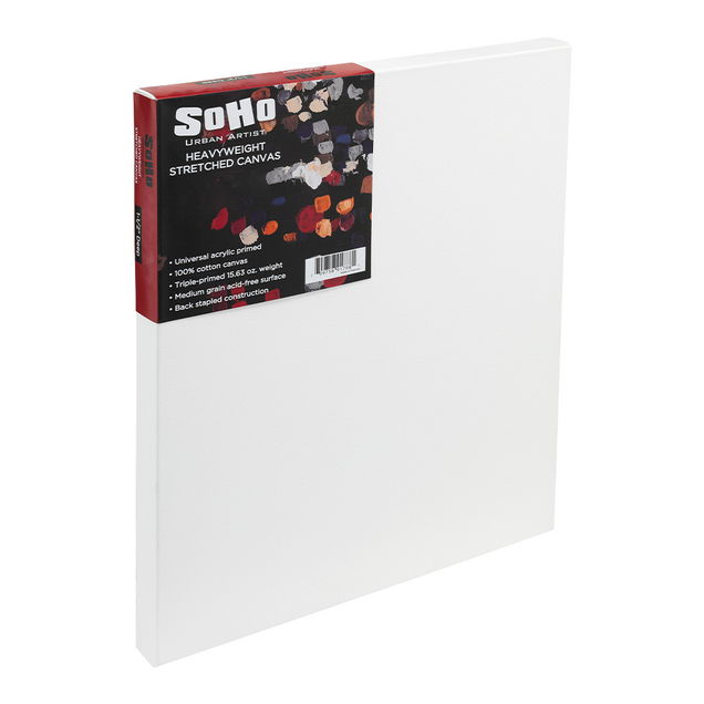 SoHo 1.5" Deep Heavyweight Stretched Cotton Canvas SoHo 1.5" Deep Heavyweight Stretched Cotton Canvas