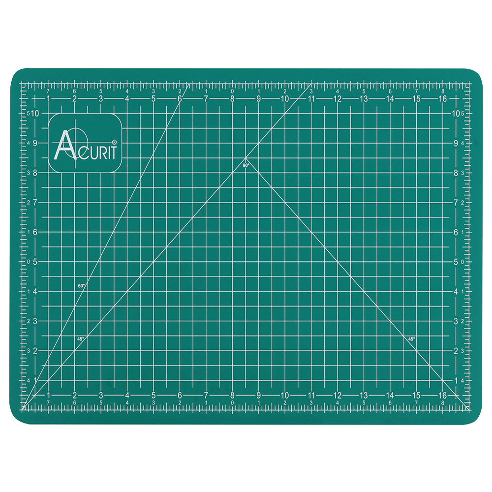 Acurit Self Healing Cutting Mat 18"x24" Green - (90590)