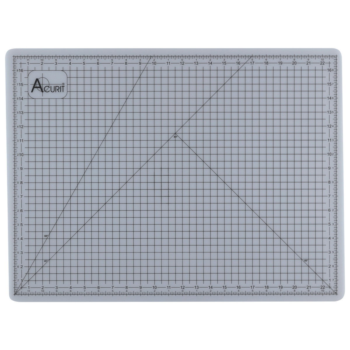 Acurit Self Healing Cutting Mat 18"x24" Translucent - (90591)