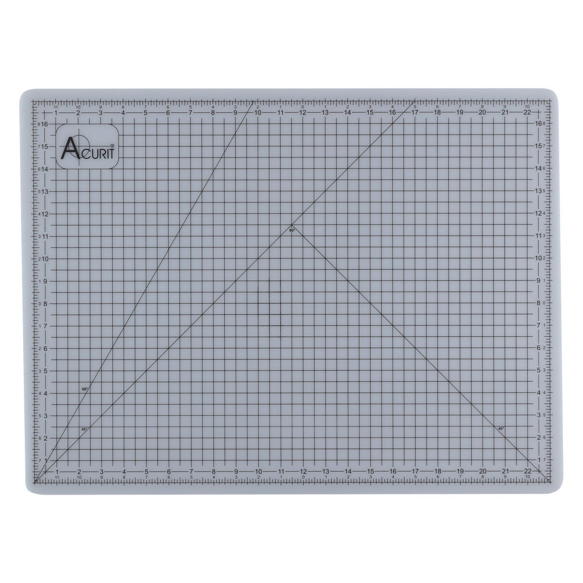 Acurit Self Healing Cutting Mat 12"x18" Translucent - (90588)